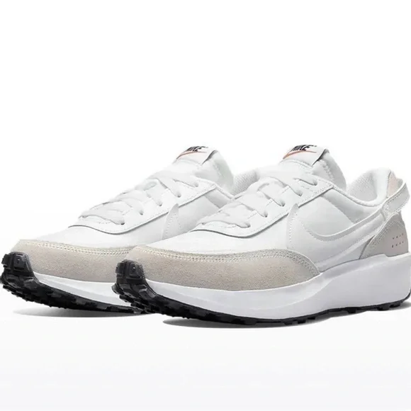 Nike Waffle Debut White Grey Women’s Shoes DH9523-100 No Lid - Picture 3 of 9